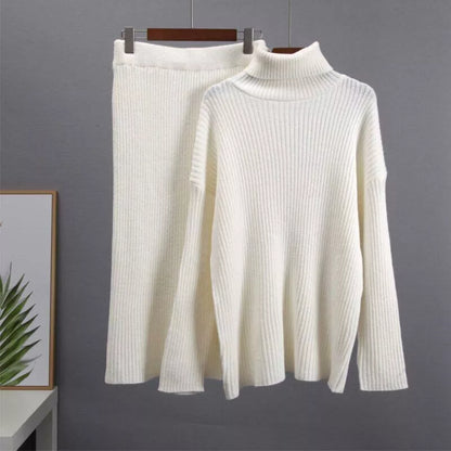 Inaya | Conjunto Acogedor de Punto con Cuello Alto