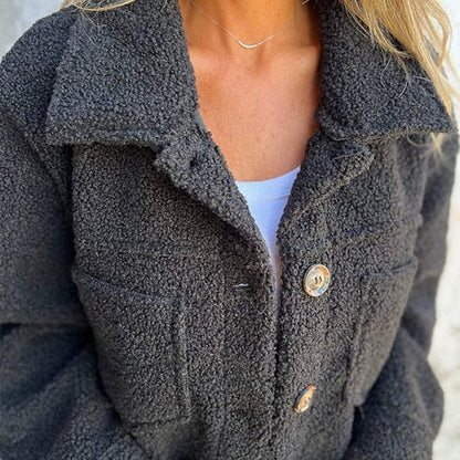 MOIRA | Chaqueta de Forro Polar de Ajuste Relajado