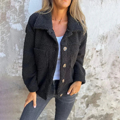 MOIRA | Chaqueta de Forro Polar de Ajuste Relajado