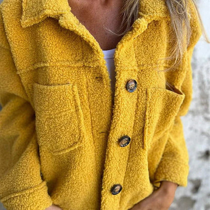 MOIRA | Chaqueta de Forro Polar de Ajuste Relajado