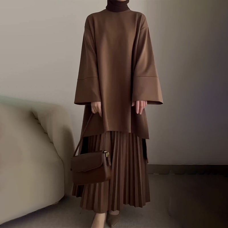 Ophelie | Conjunto Chic de Dos Piezas con Pliegues