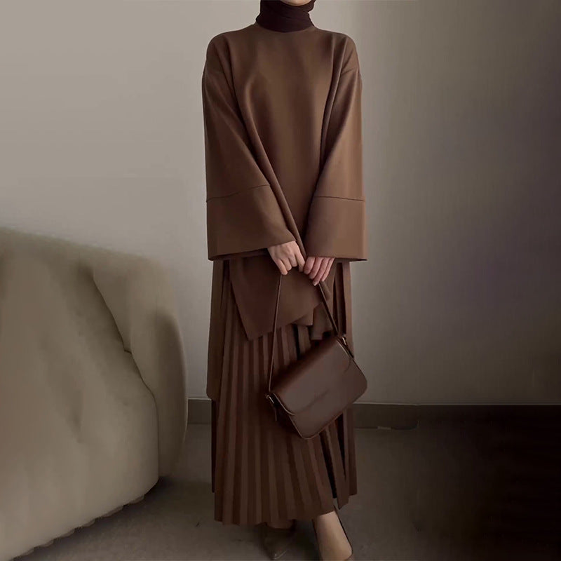 Ophelie | Conjunto Chic de Dos Piezas con Pliegues