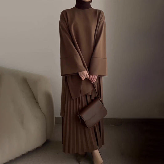 Ophelie | Conjunto Chic de Dos Piezas con Pliegues