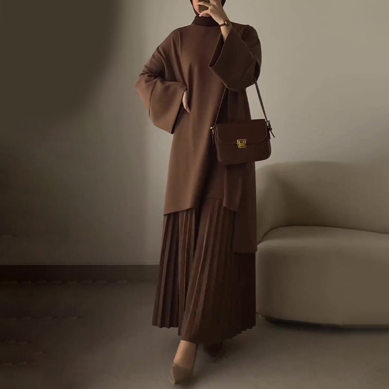 Ophelie | Conjunto Chic de Dos Piezas con Pliegues