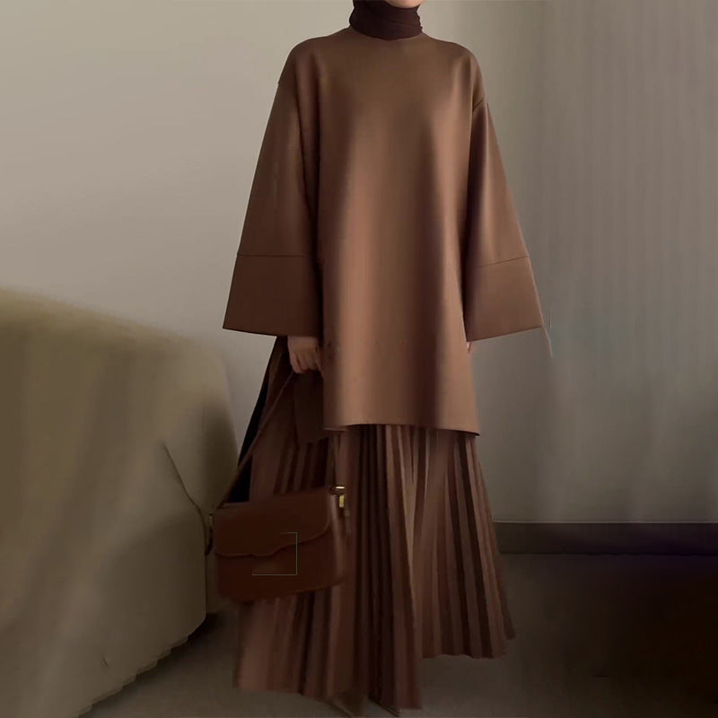 Ophelie | Conjunto Chic de Dos Piezas con Pliegues