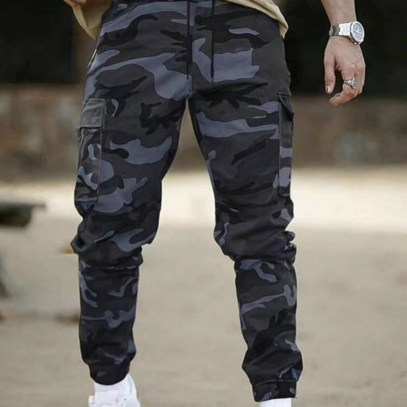 Marco | Pantalones Cargo Camuflaje Múltiples Bolsillos