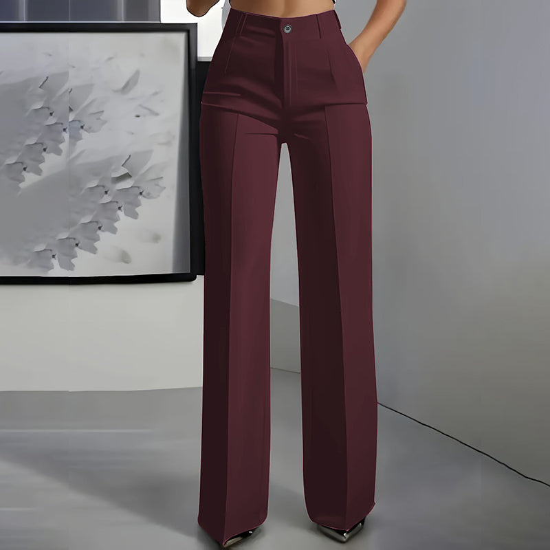 Marisa | Pantalones de Vestir de Talle Alto