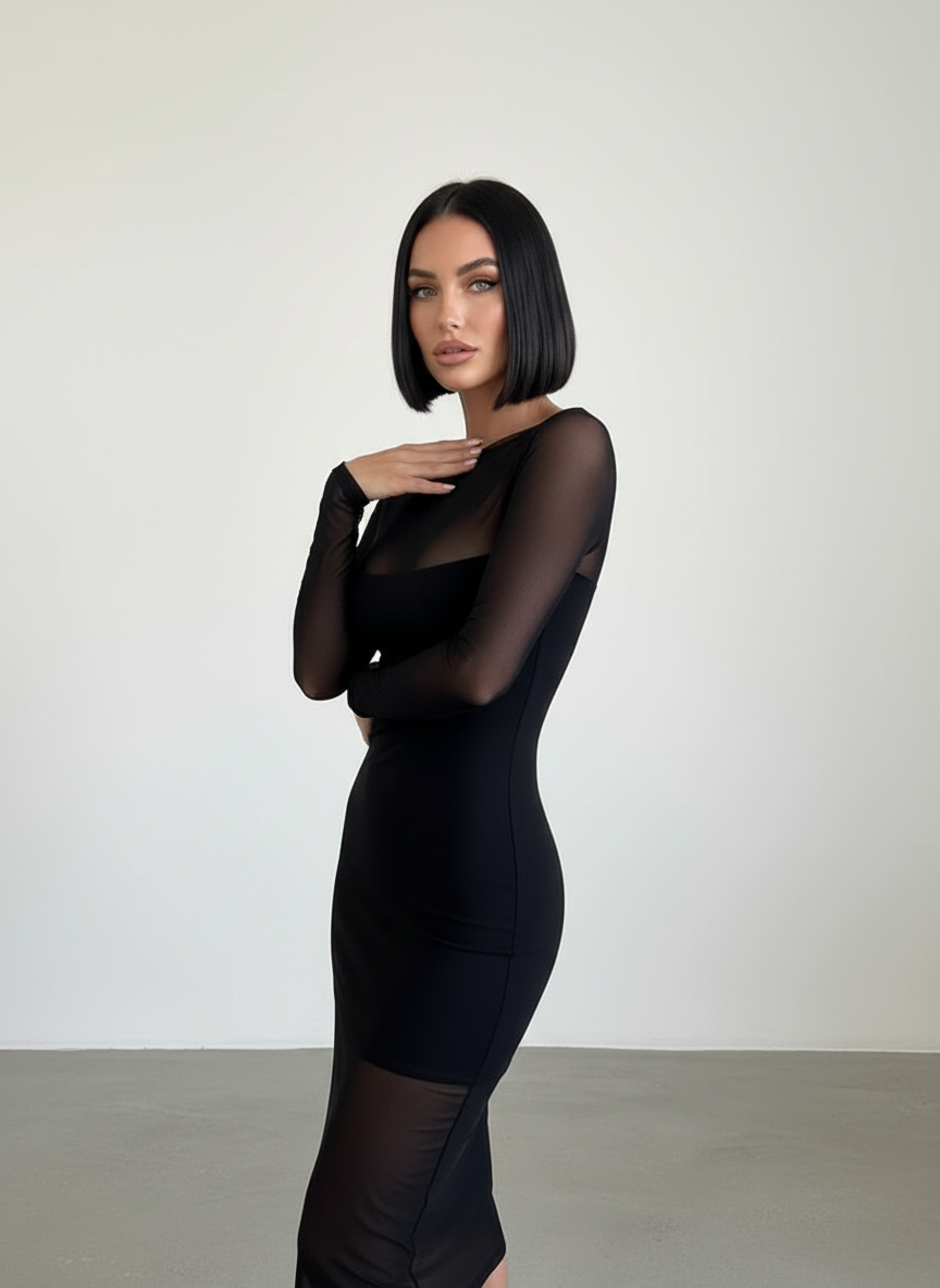 Vestido Noelia negro