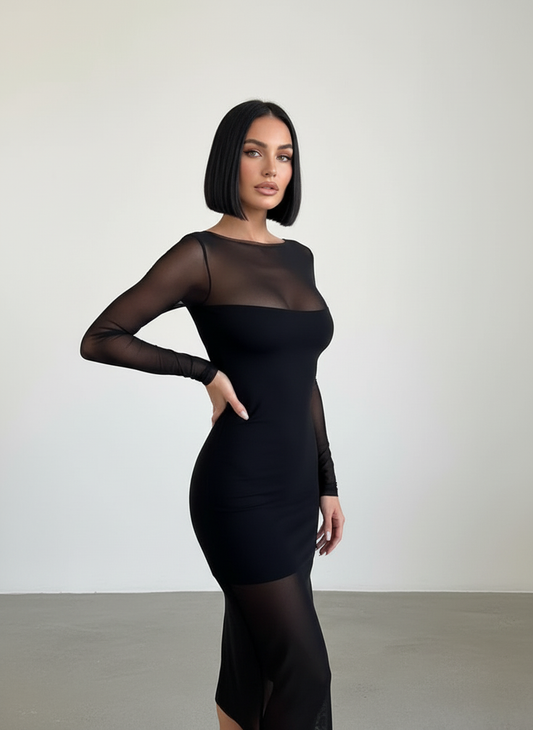 Vestido Noelia negro