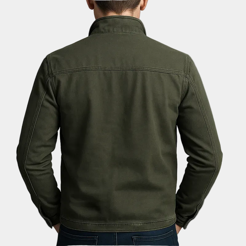 Dario | Chaqueta Vintage Algodón con Cremallera