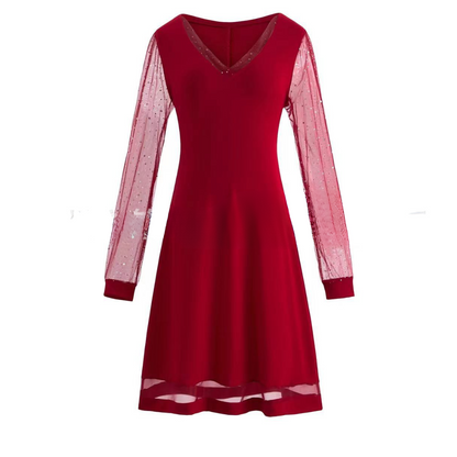 Lila | Vestido Mangas de Encaje