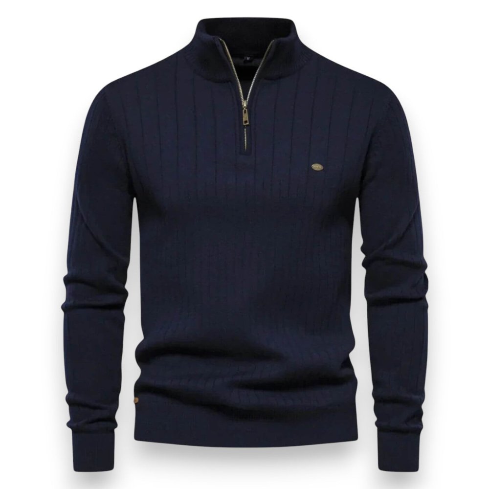 Francisco | Jersey de Confort con Cremallera