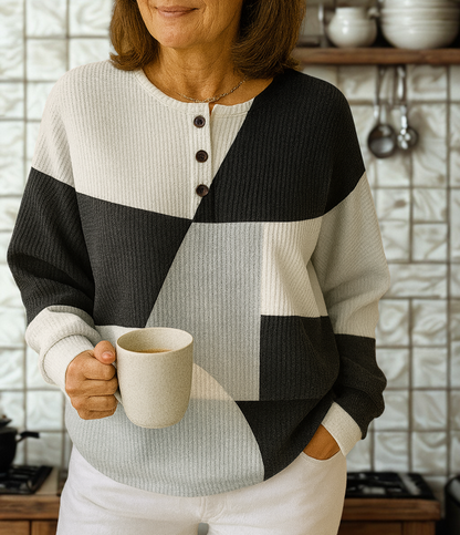 Leonie | Jersey de Punto Gofre con Interior Polar